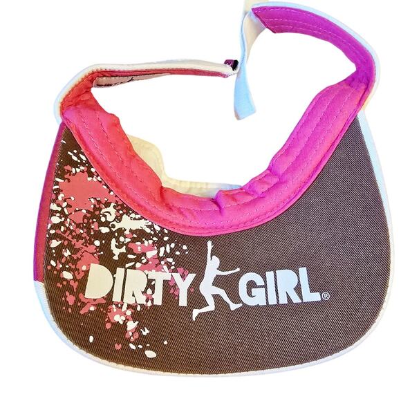 Dirty Girl Sun Visor Hat - Perfect for Sunny Days! - Picture 2 of 3